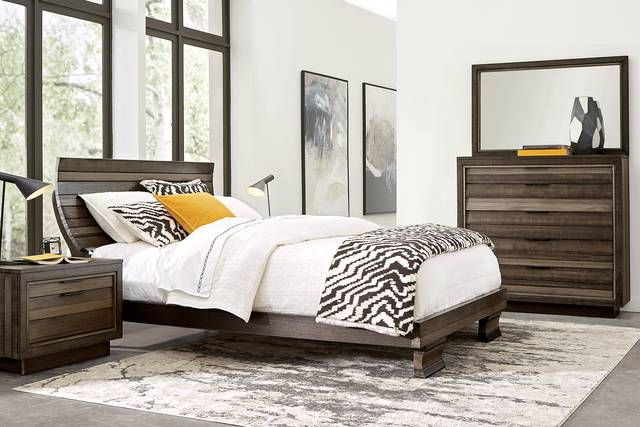 River Street Graphite 5 Pc Queen Bedroom - Thumbnail - Image 1