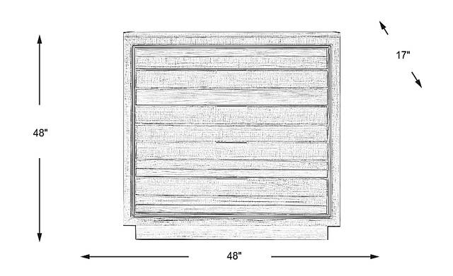 Dimension Image. Please refer to the Dimension Tab on this page for dimension details.
