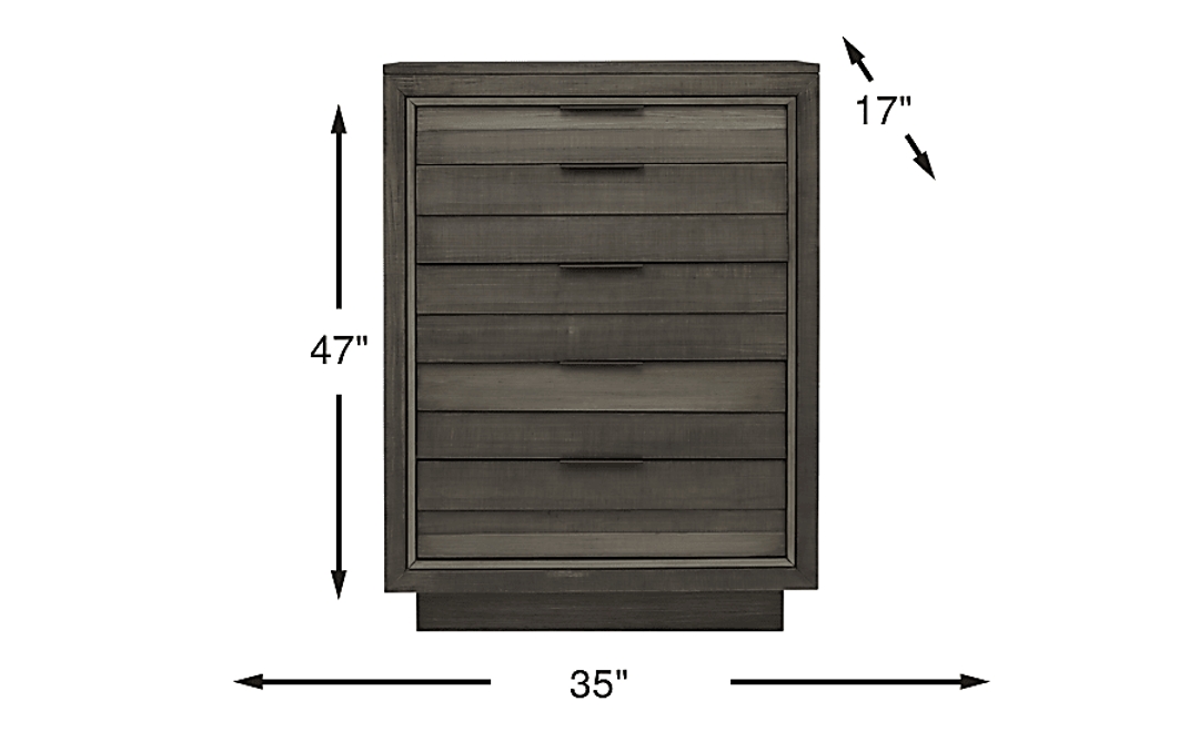 River Street Graphite Chest