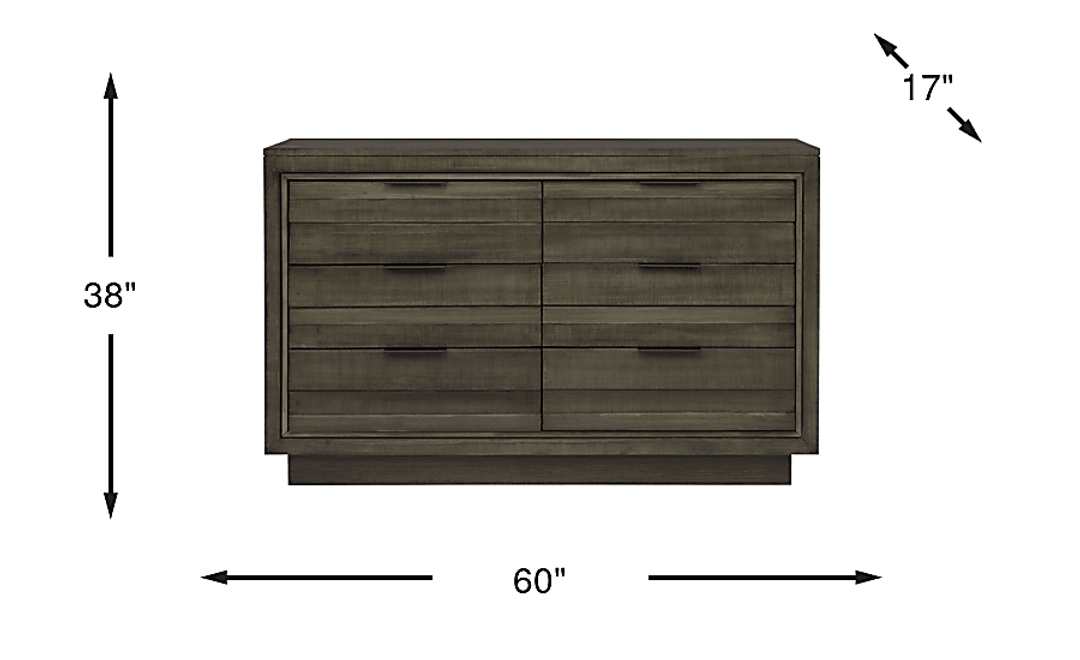 River Street Graphite Dresser