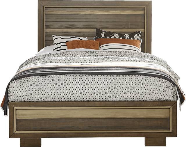 River Street Mocha 3 Pc King Panel Bed - Thumbnail - Image 1