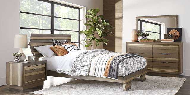 River Street Mocha 5 Pc King Scoop Bedroom - Thumbnail - Image 1