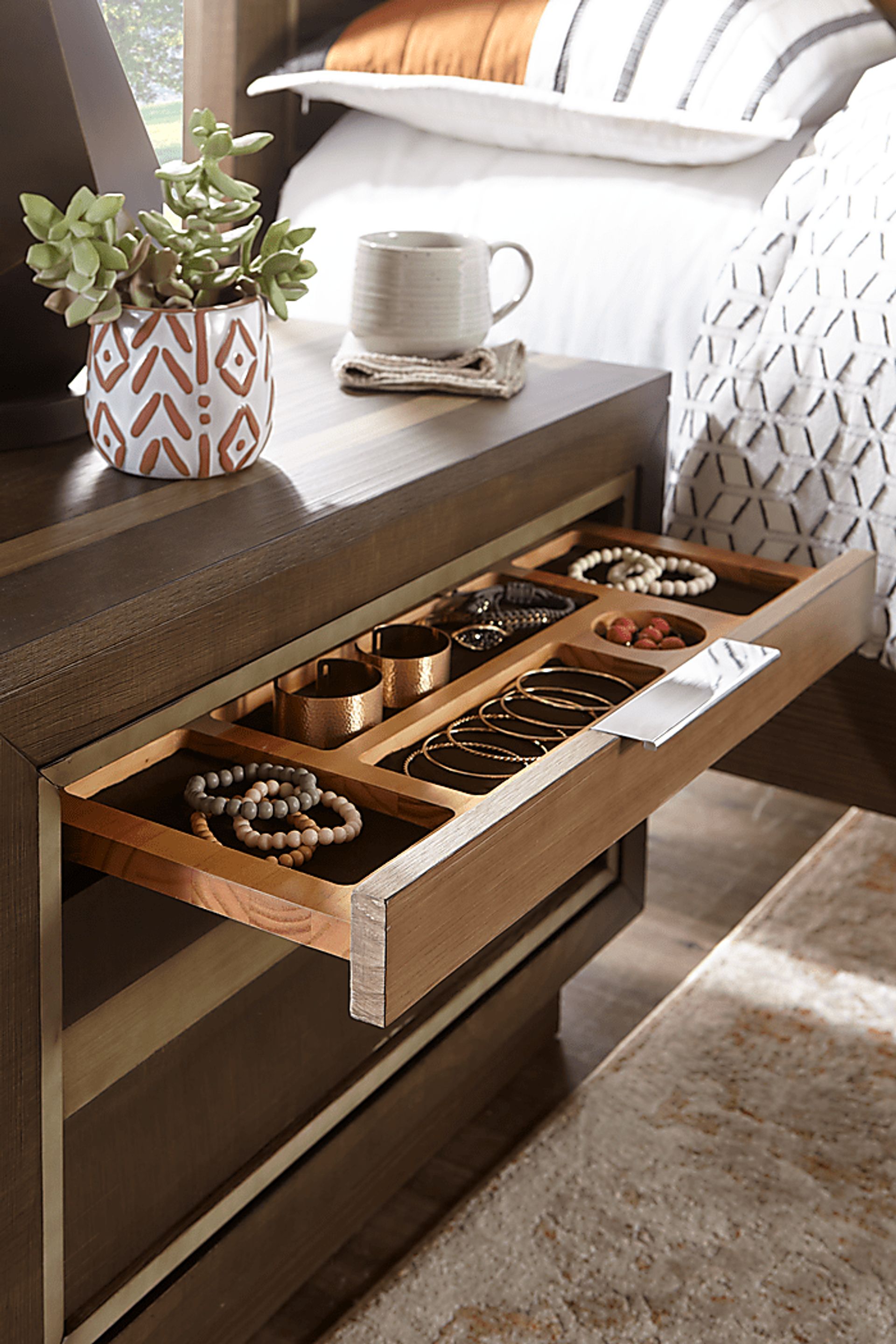 River Street Mocha Nightstand - Image 2