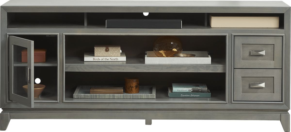 River Terrace Gray Console | Rooms to Go