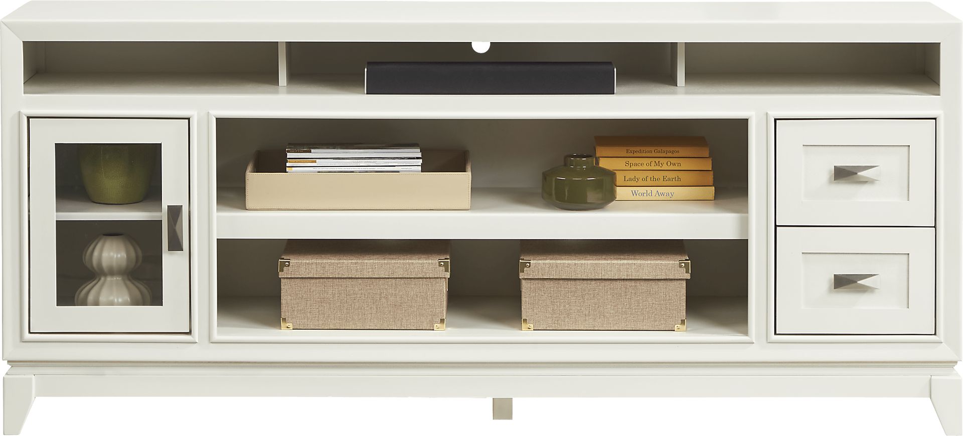 River Terrace Off-White 76 in. Console - Image 2