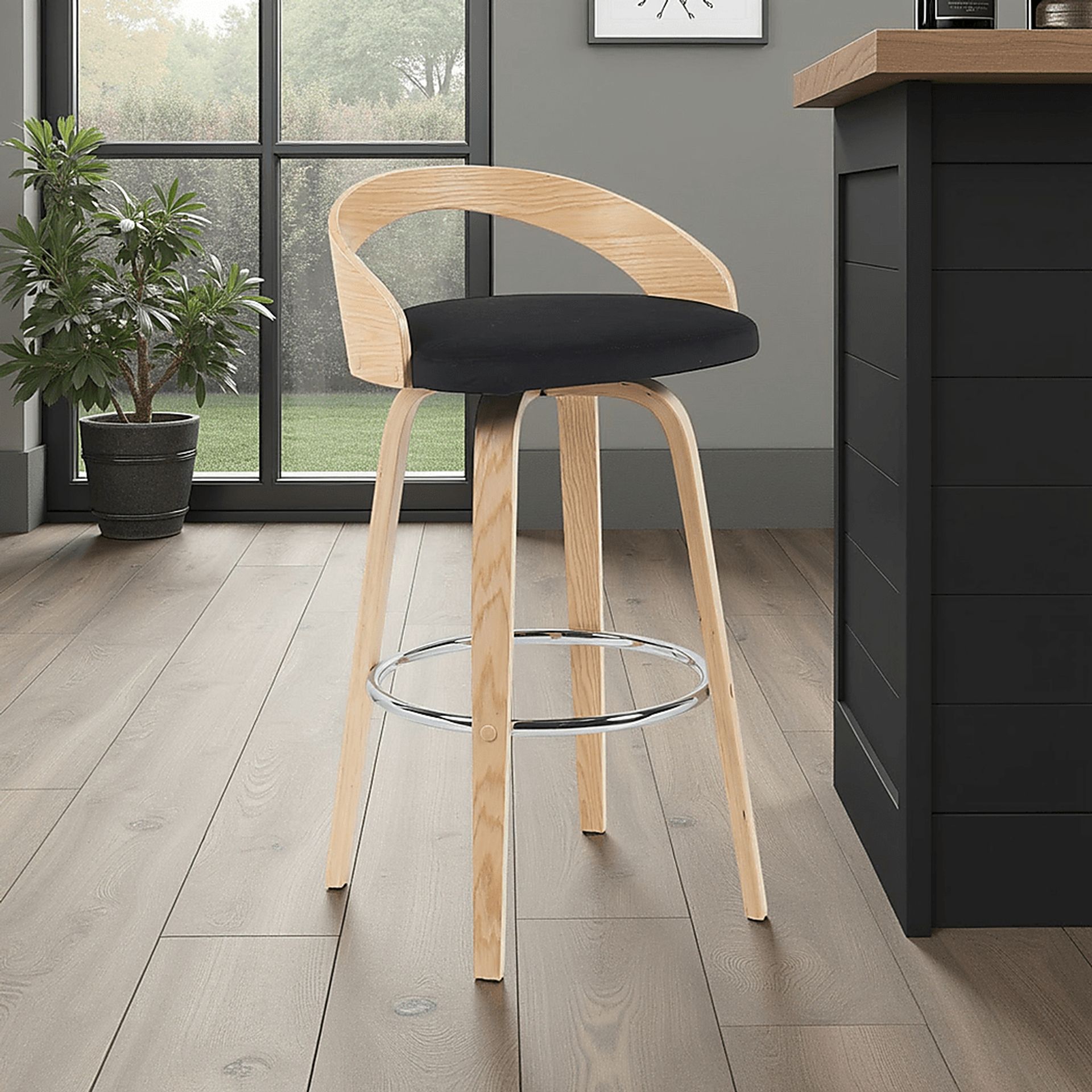 Riverair Black Barstool - Image 2