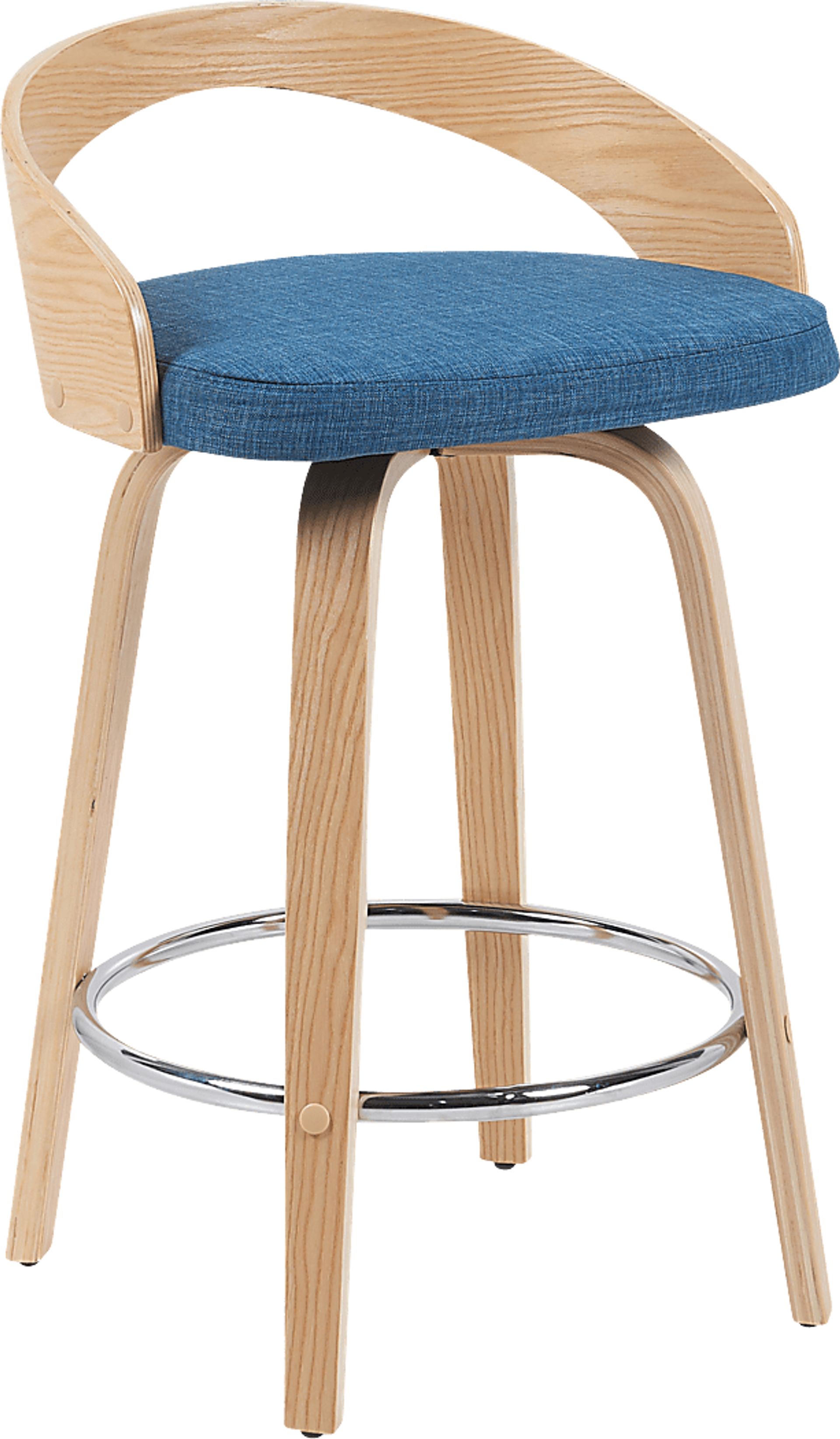 Riverair Blue Counter Height Stool - Image 1