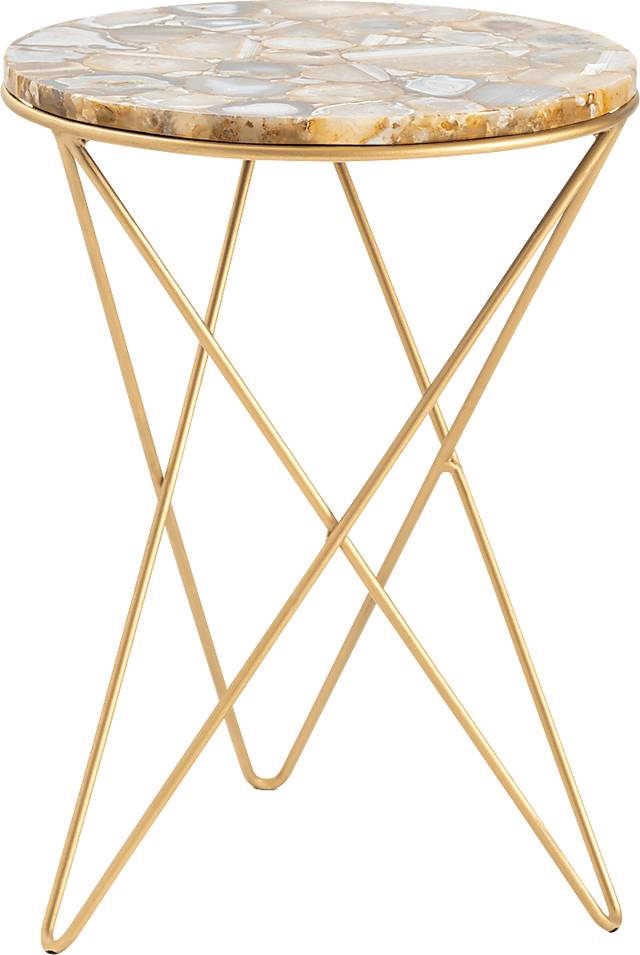 Riverbow Gold End Table - Thumbnail - Image 1