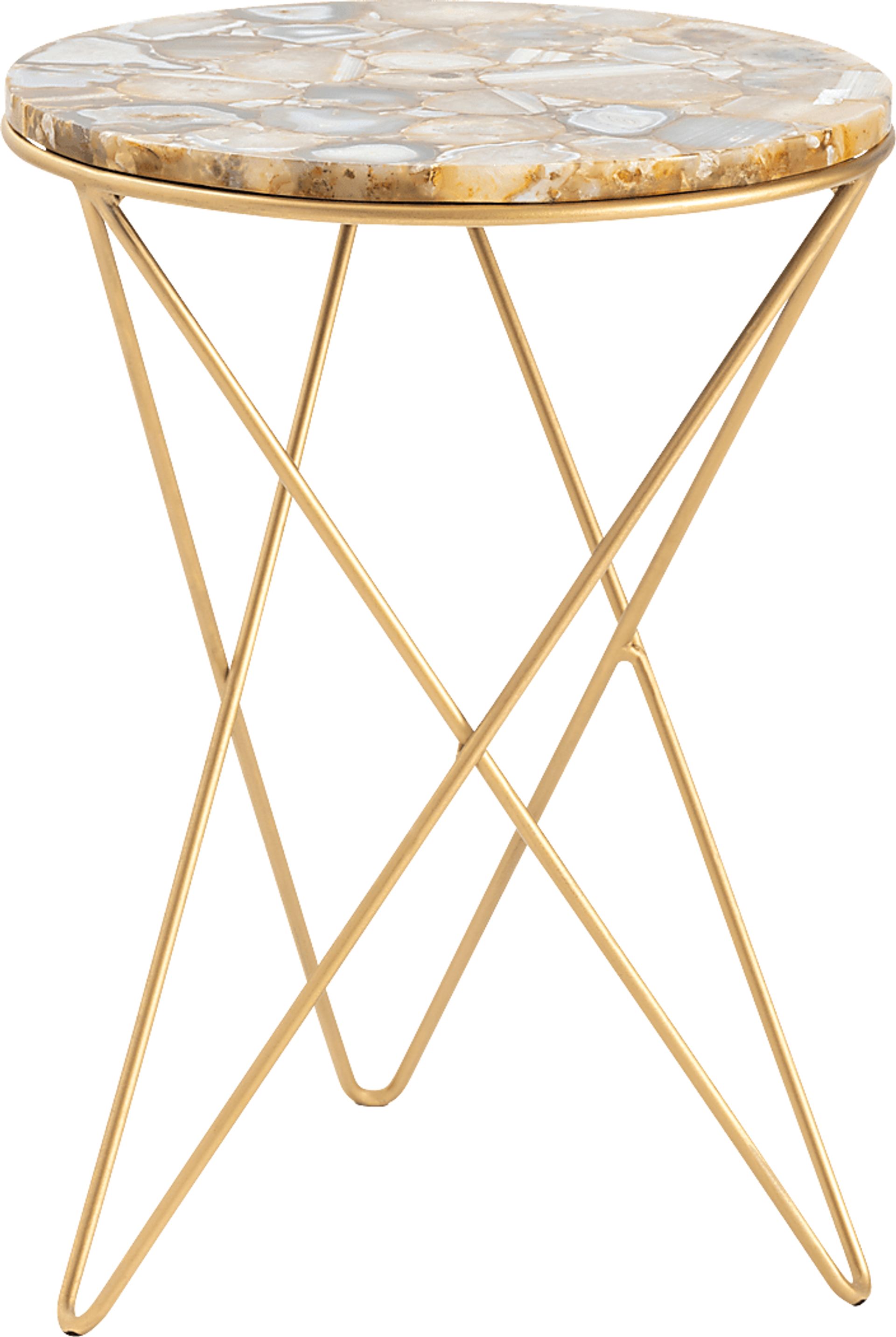 Riverbow Gold End Table - Image 1