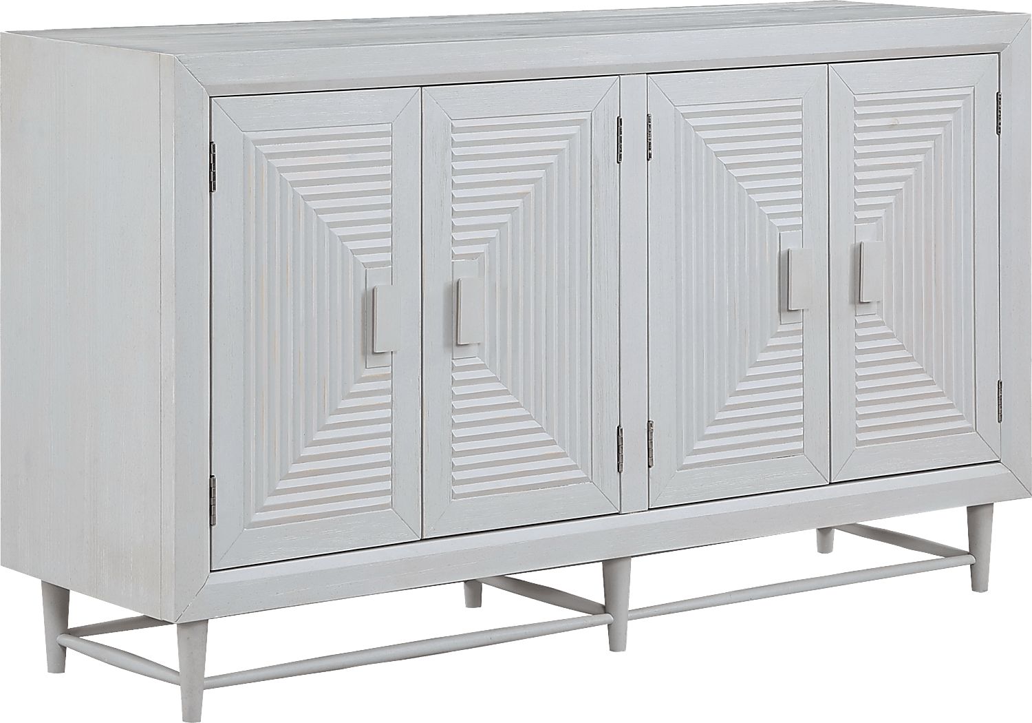 Riverbriar White Credenza