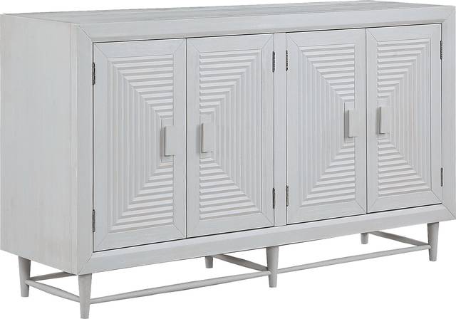 Riverbriar White Credenza - Thumbnail - Image 1