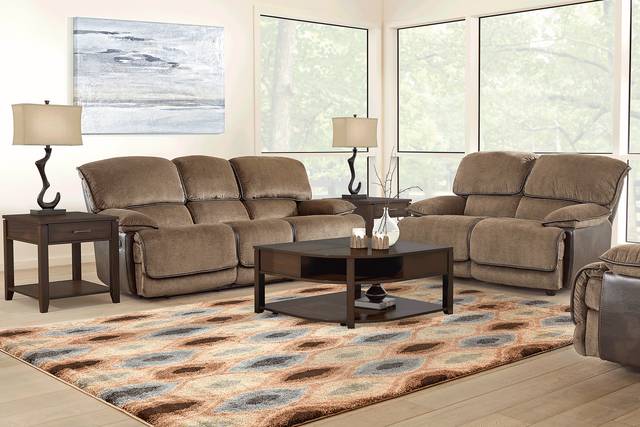 Riverbrook Coffee 8 Pc Living Room with Reclining Sofa - Thumbnail - Image 1