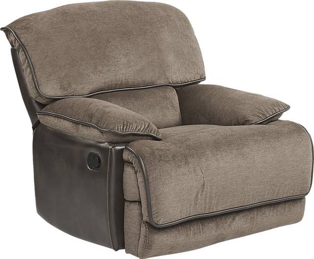 Riverbrook Coffee Glider Recliner - Thumbnail - Image 1