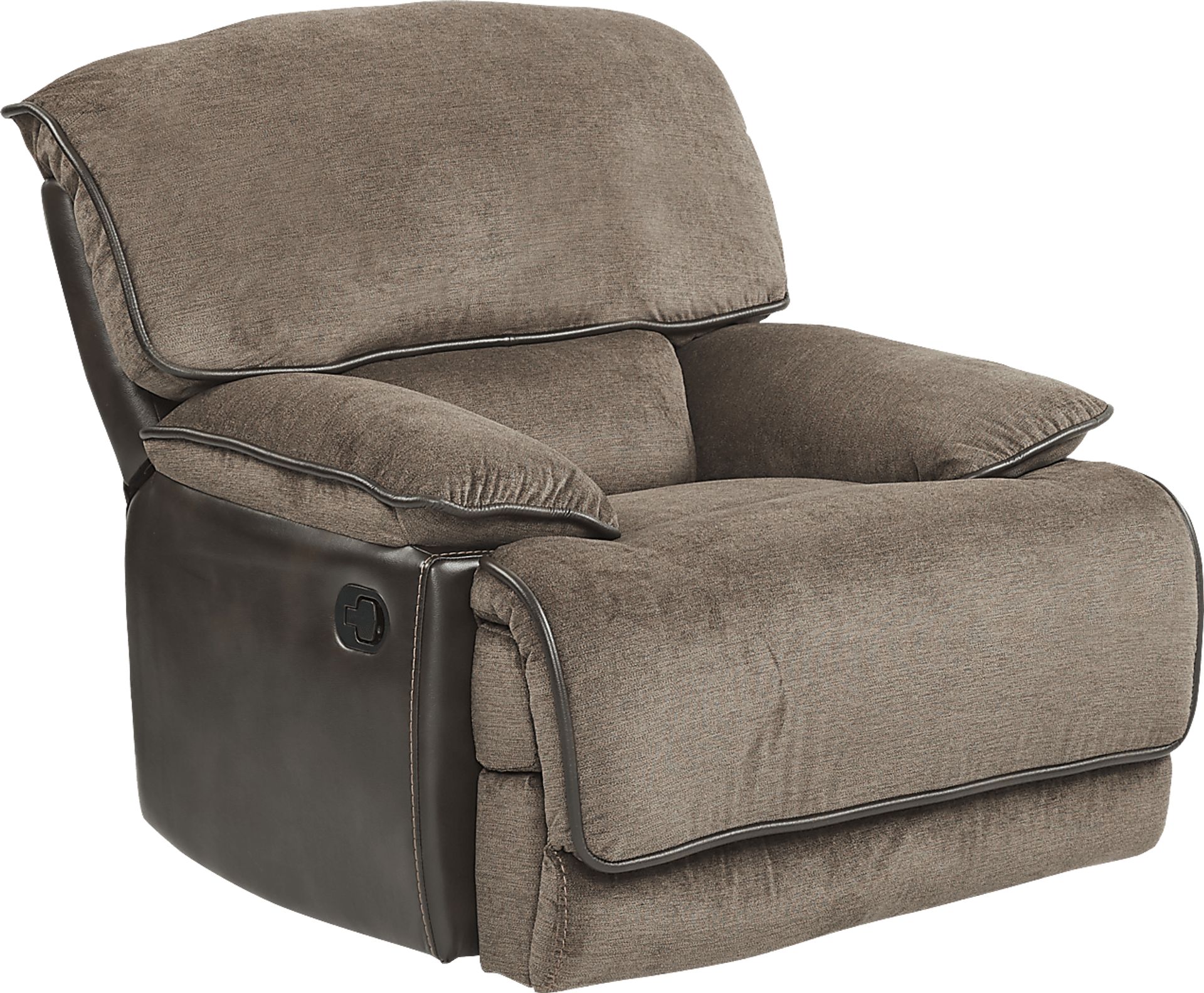 Riverbrook Coffee Glider Recliner - Image 1