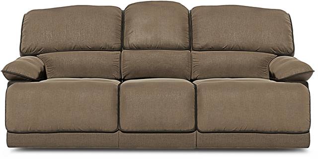 Riverbrook Coffee Power Reclining Sofa - Thumbnail - Image 1