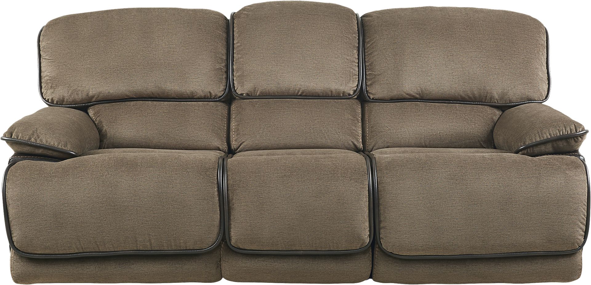 Riverbrook Coffee Reclining Sofa - Image 1
