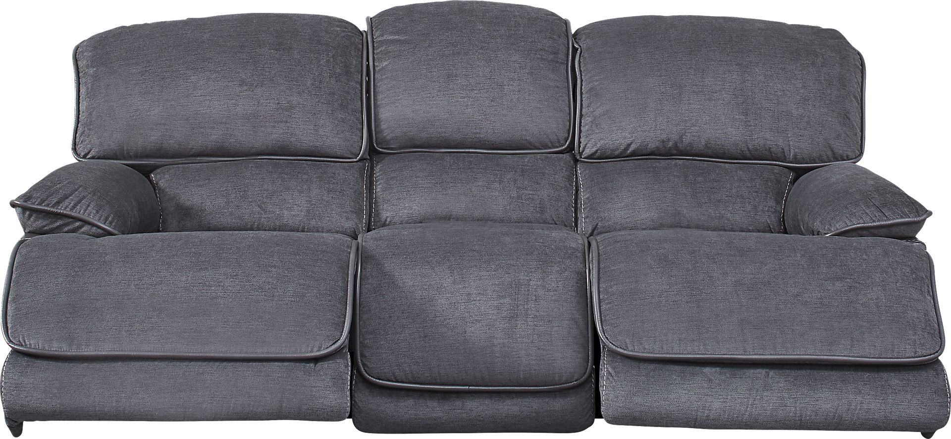 Riverbrook Gray Reclining Sofa - Image 2