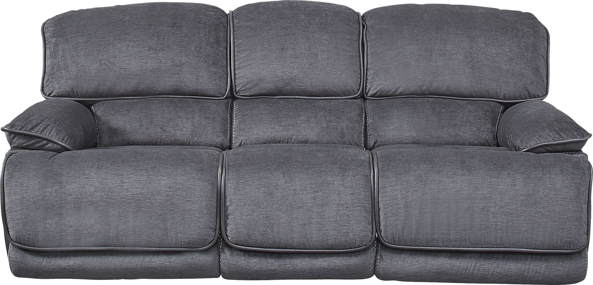 Riverbrook Gray Reclining Sofa - Image 1