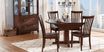 Riverdale Cherry 5 Pc Round Dining Room with Slat Back Chairs