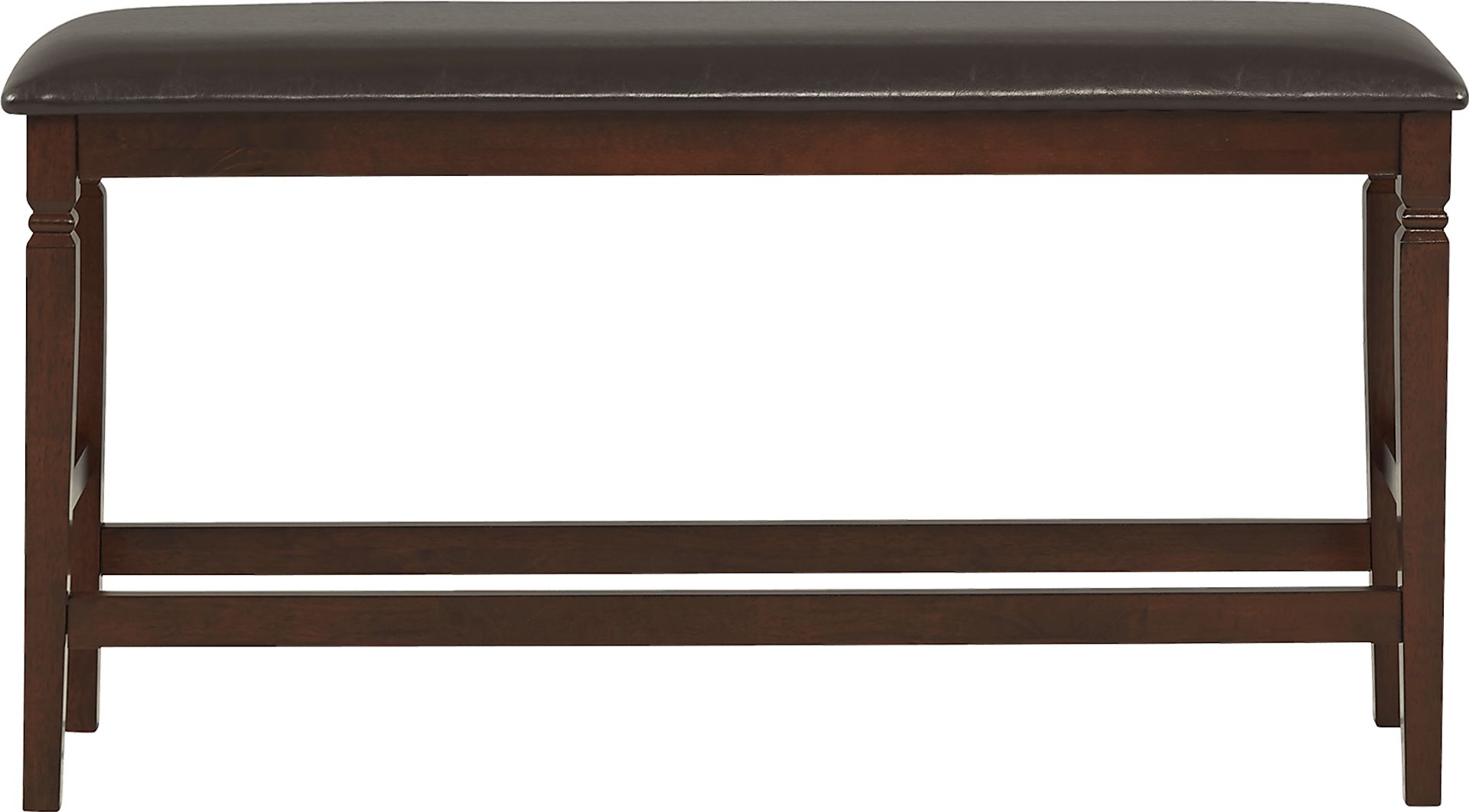 Riverdale Cherry Counter Height Dining Bench - Image 2