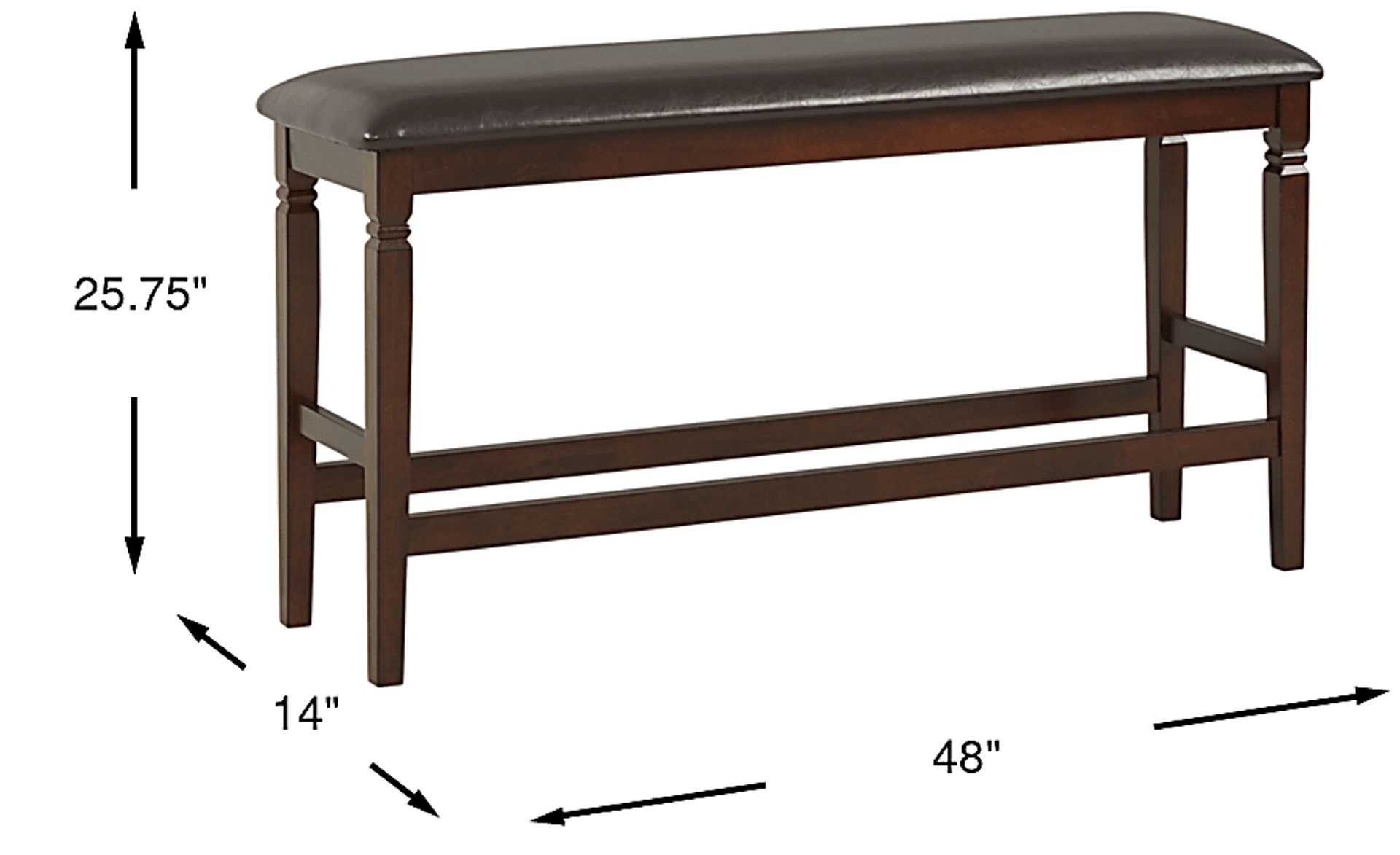 Dimension Image. Please refer to the Dimension Tab on this page for dimension details.