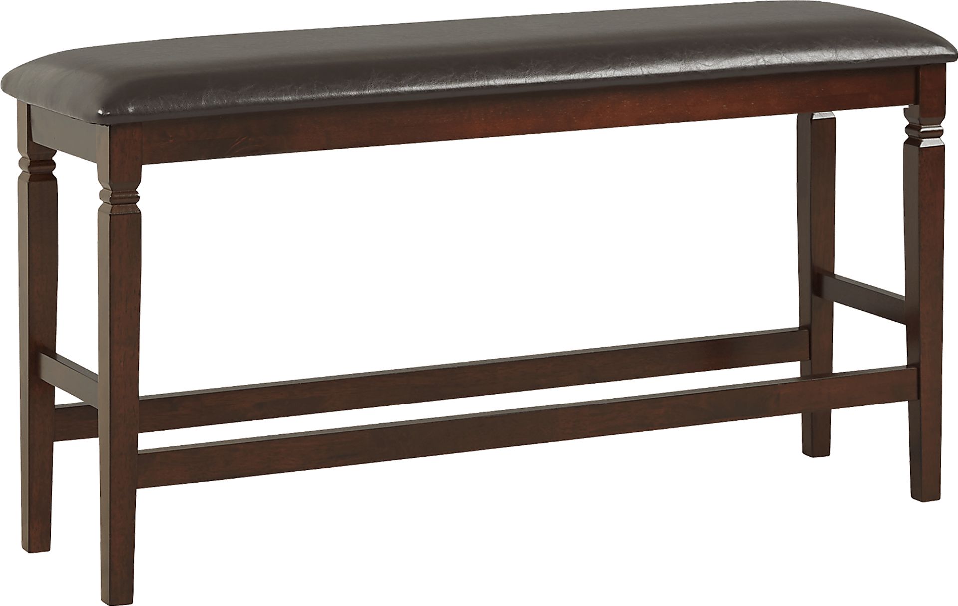 Riverdale Cherry Counter Height Dining Bench - Image 1