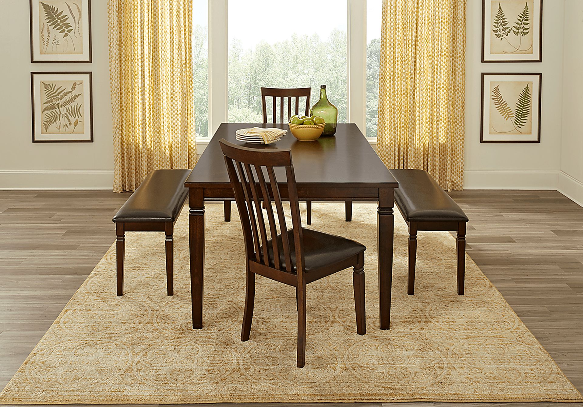 Riverdale Cherry Dining Bench - Image 3
