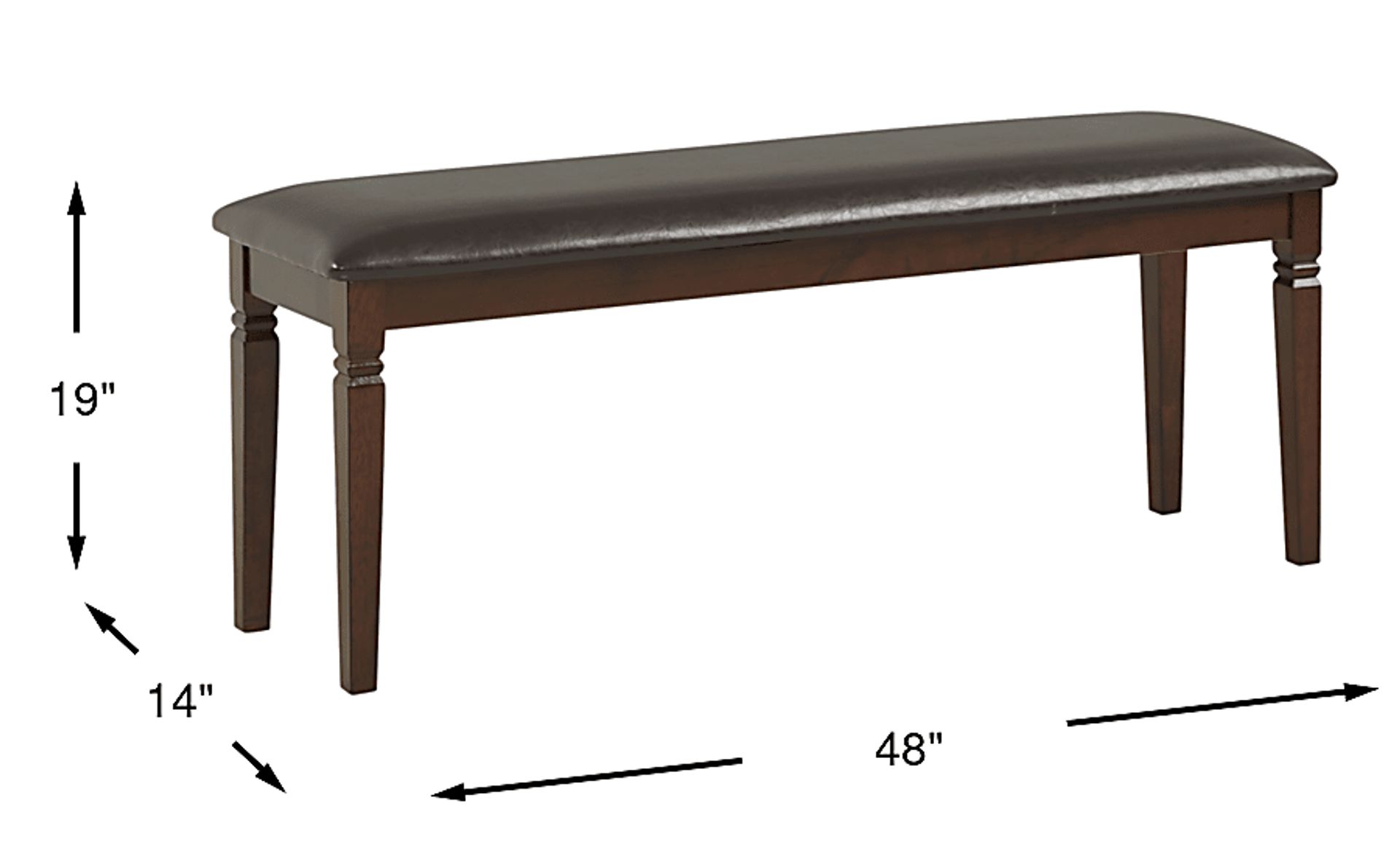 Dimension Image. Please refer to the Dimension Tab on this page for dimension details.