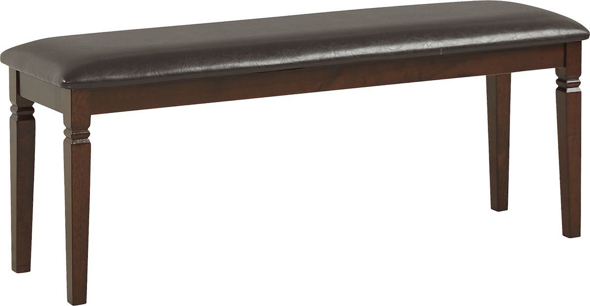 Riverdale Dark Cherry Wood Bench | Rooms to Go