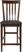 Riverdale Cherry Slat Back Counter Height Stool
