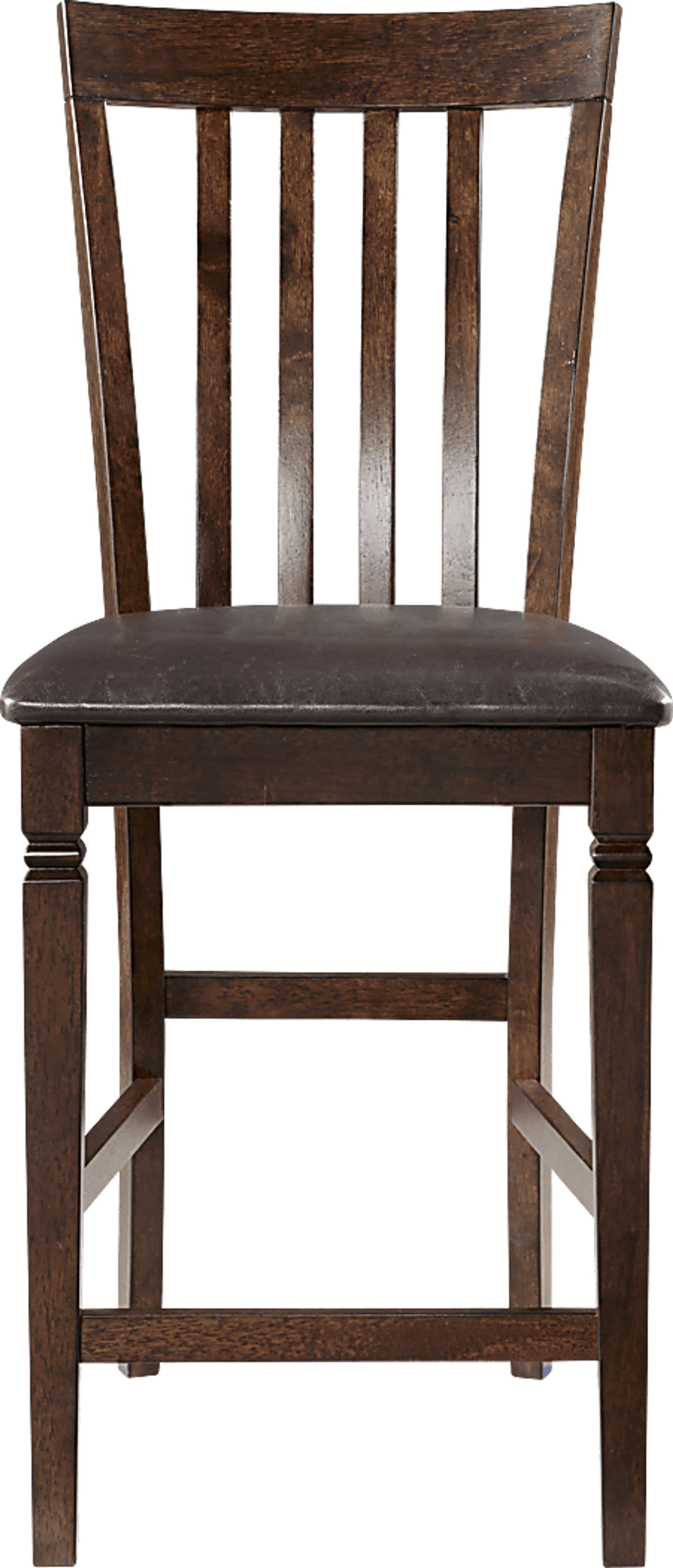 Riverdale Cherry Slat Back Counter Height Stool - Image 4