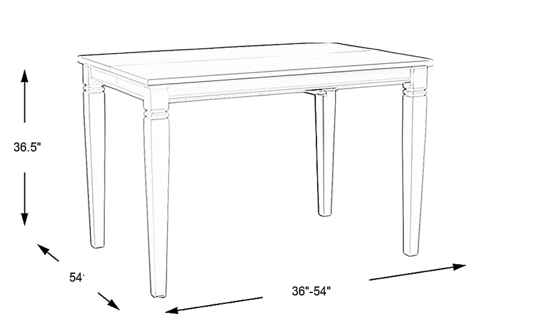 Riverdale Cherry Square Counter Height Dining Table