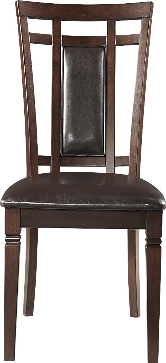 Riverdale Cherry Upholstered Back Side Chair