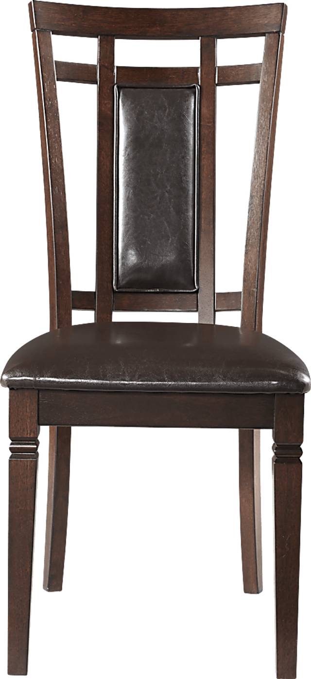 Riverdale Cherry Upholstered Back Side Chair - Thumbnail - Image 4