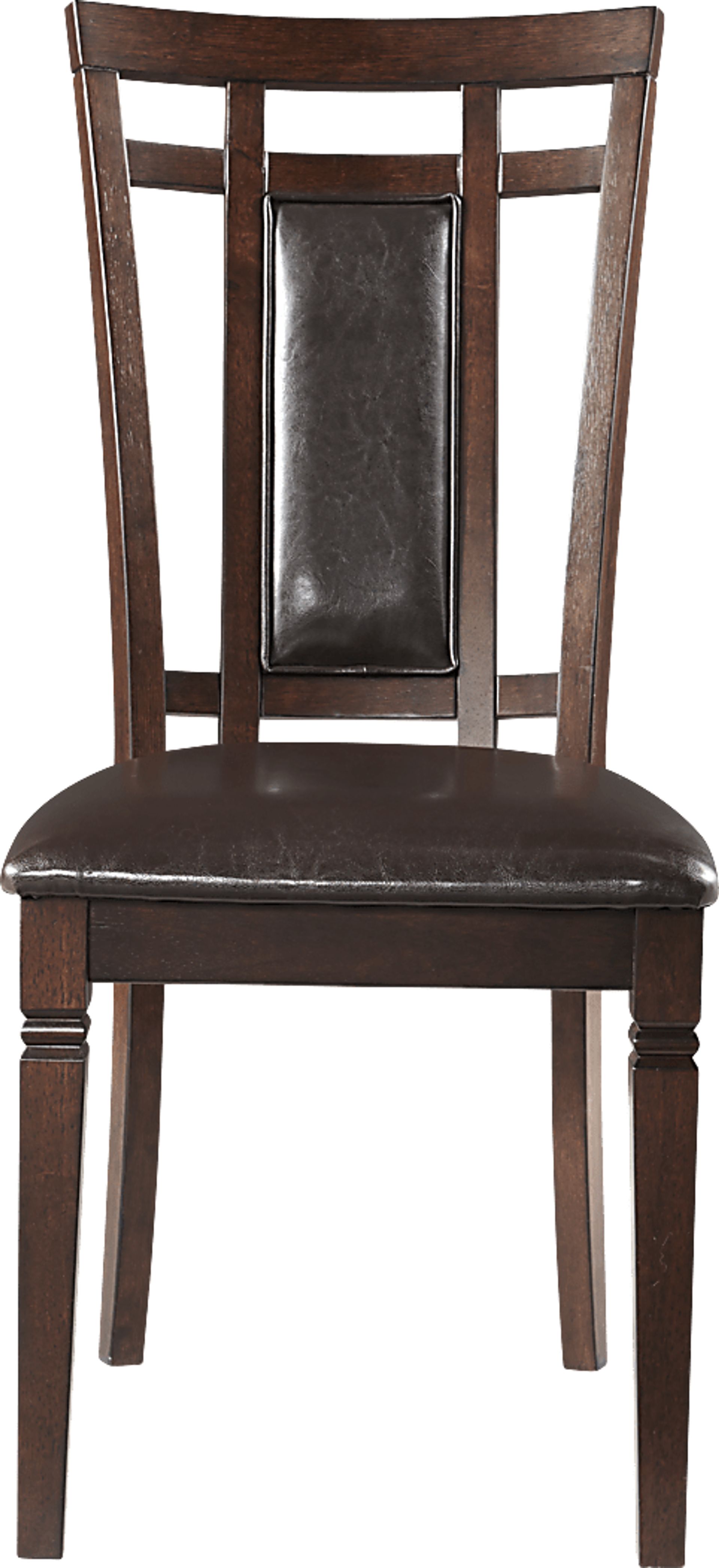 Riverdale Cherry 7 Pc Rectangle Dining Room with Upholstered Back Chairs - Image 5