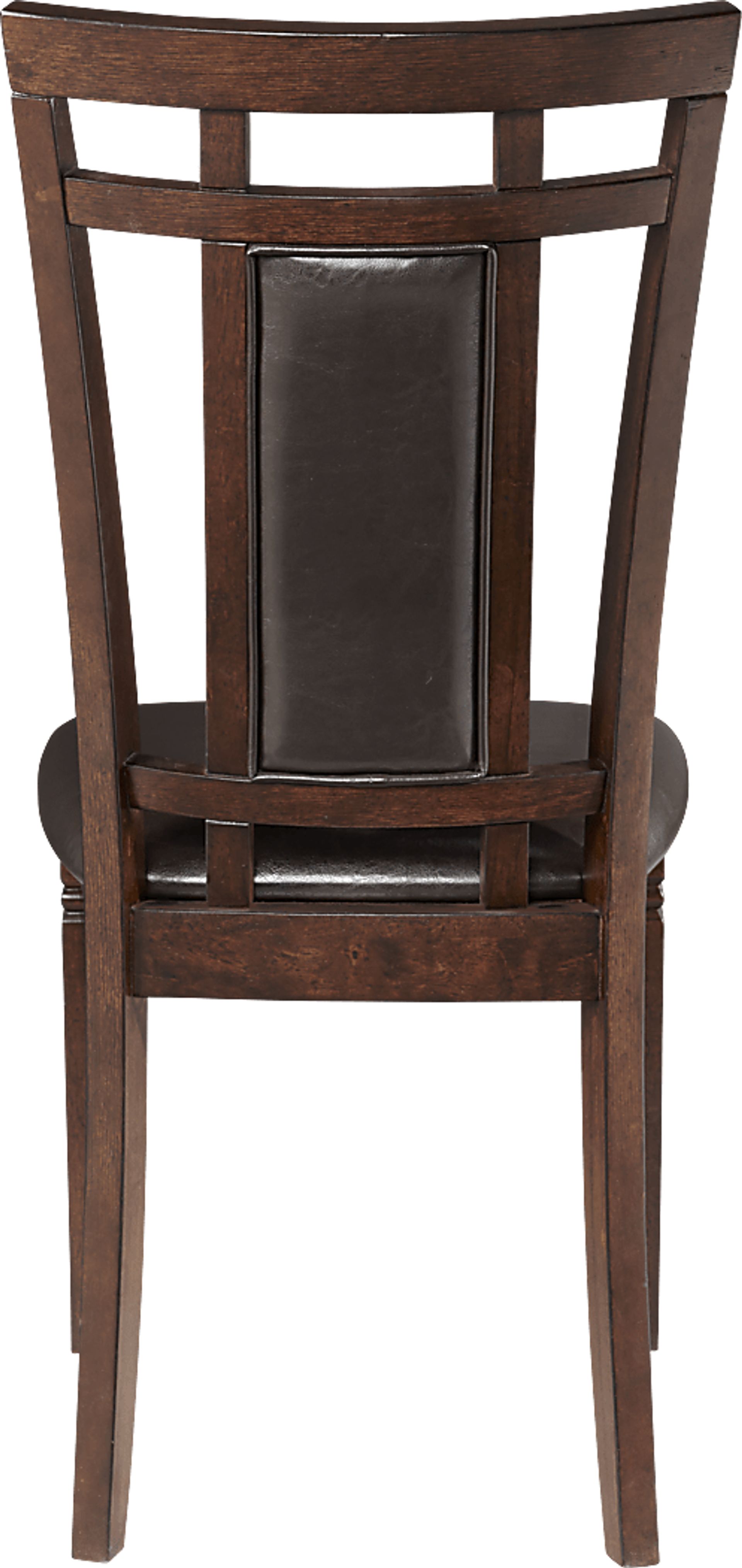 Riverdale Cherry 7 Pc Rectangle Dining Room with Upholstered Back Chairs - Image 6