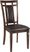 Riverdale Cherry 5 Pc Rectangle Dining Room with Upholstered Back Chairs