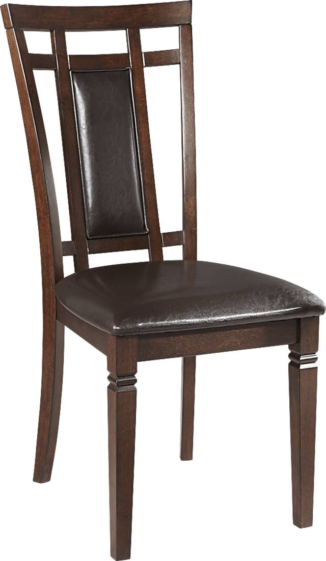 Riverdale Cherry Upholstered Back Side Chair - Thumbnail - Image 1