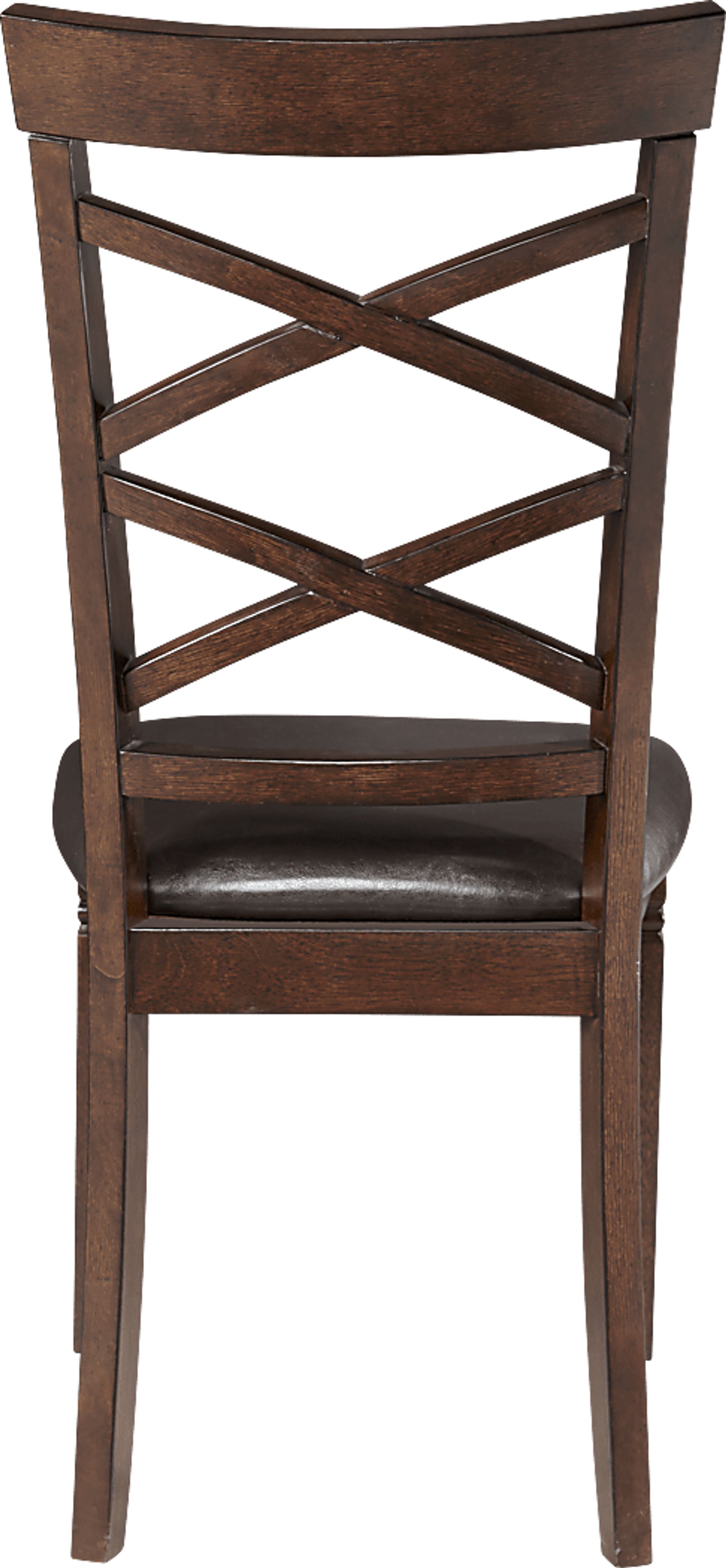 Riverdale Cherry X-Back Side Chair - Image 5