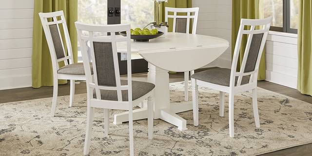 Riverdale White Round Dining Table - Thumbnail - Image 3