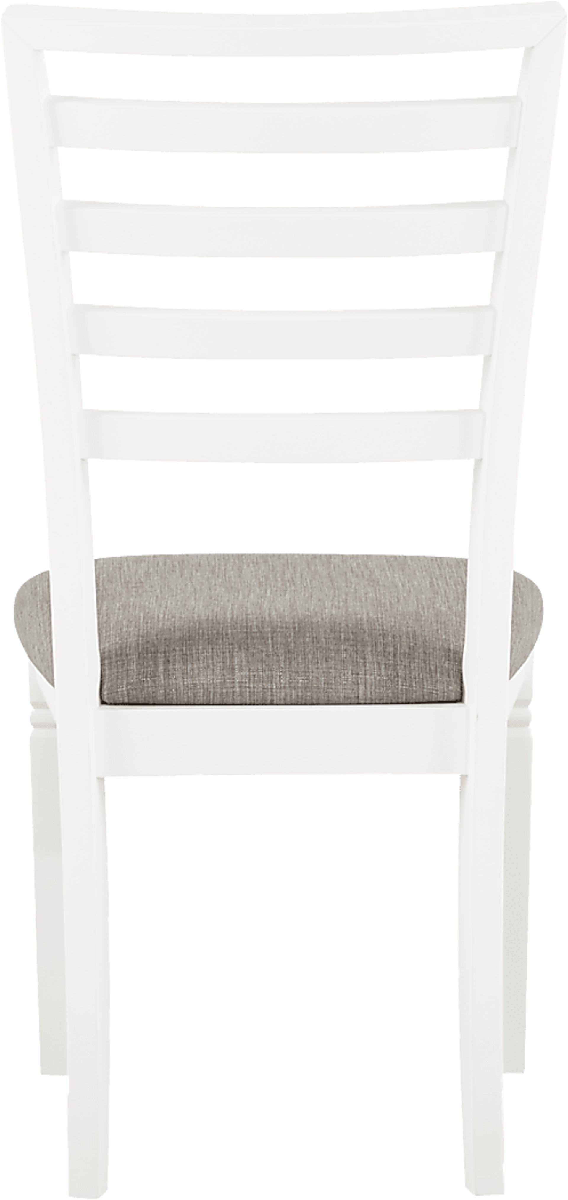 Riverdale White 5 Pc Rectangle Dining Room with Ladder Back Chairs - Image 6