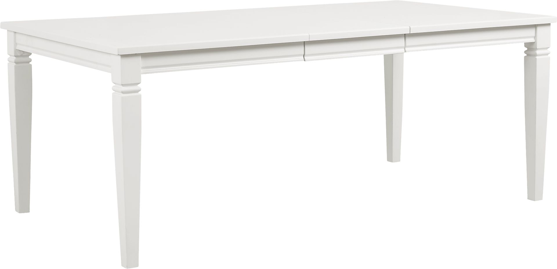 Riverdale White 5 Pc Rectangle Dining Room with X-Back Chairs - Image 2
