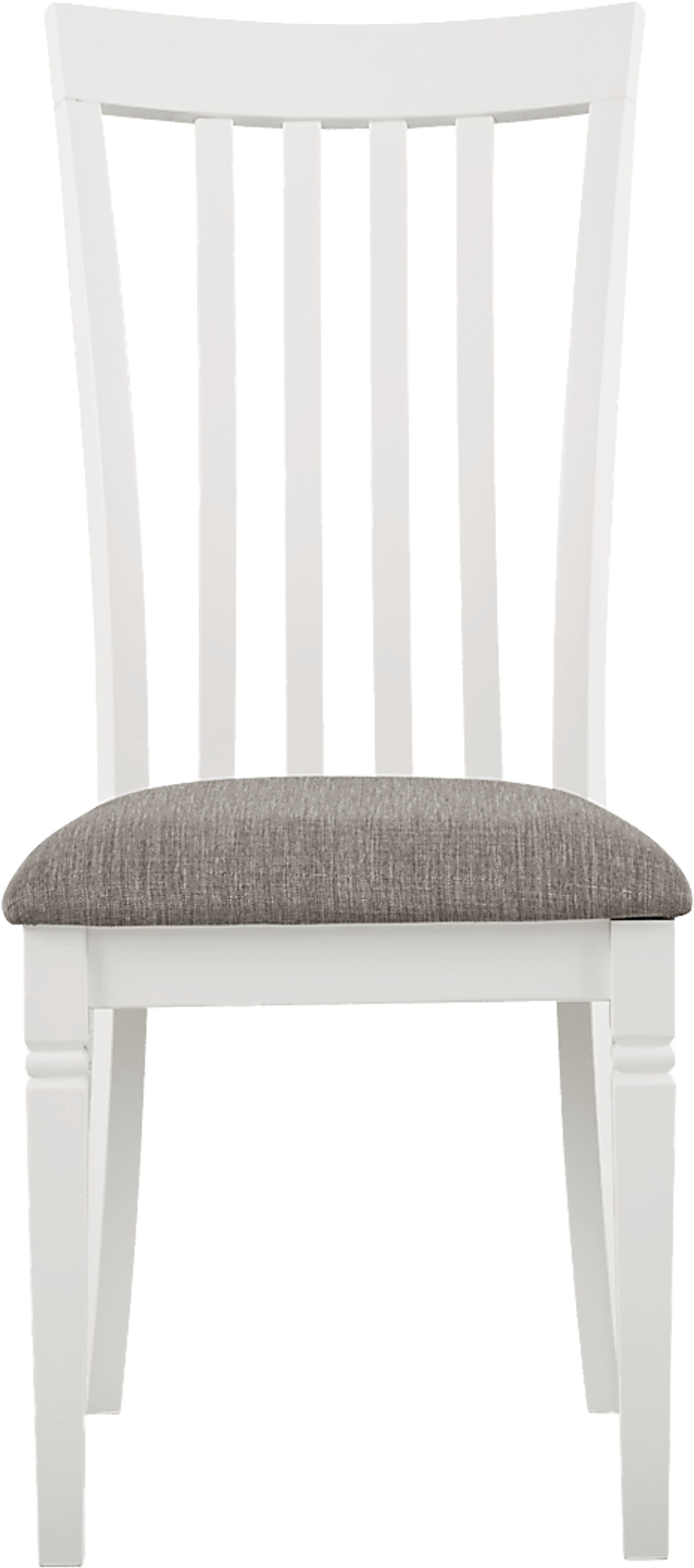 Riverdale White 5 Pc Rectangle Dining Room with Slat Back Chairs - Image 5