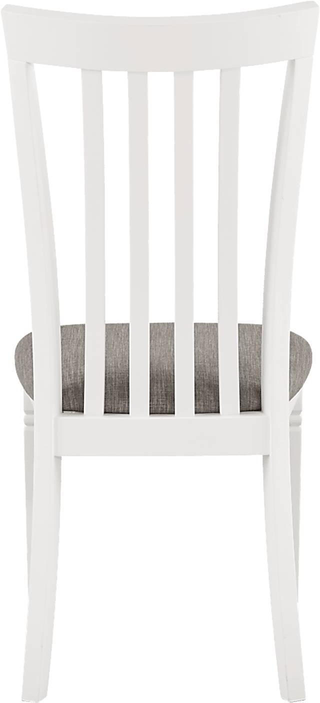 Riverdale White Slat Back Side Chair - Thumbnail - Image 3