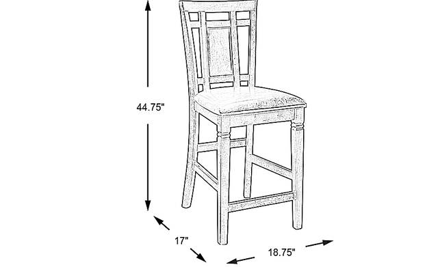 Dimension Image. Please refer to the Dimension Tab on this page for dimension details.