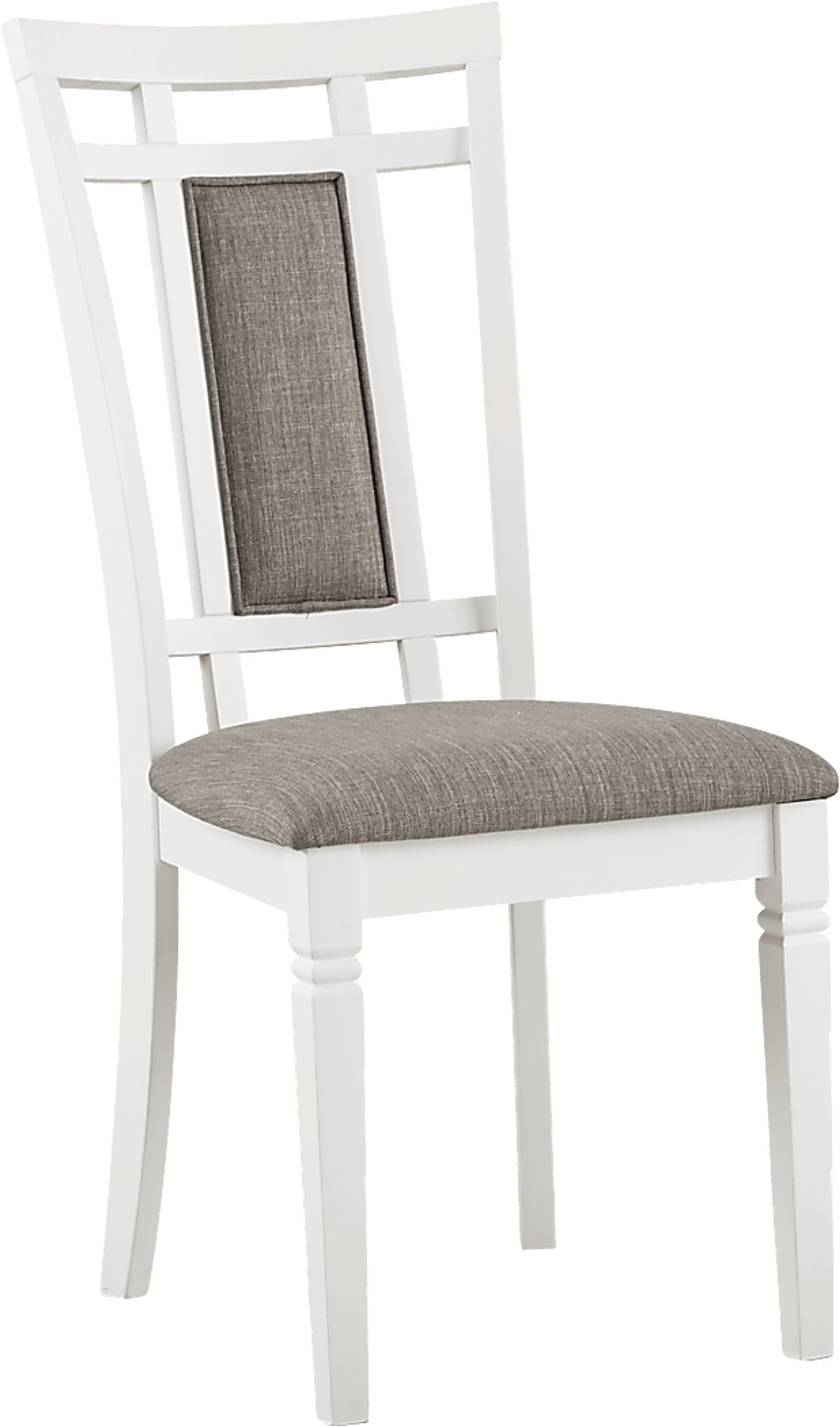 Riverdale White Upholstered Back Side Chair - Image 1