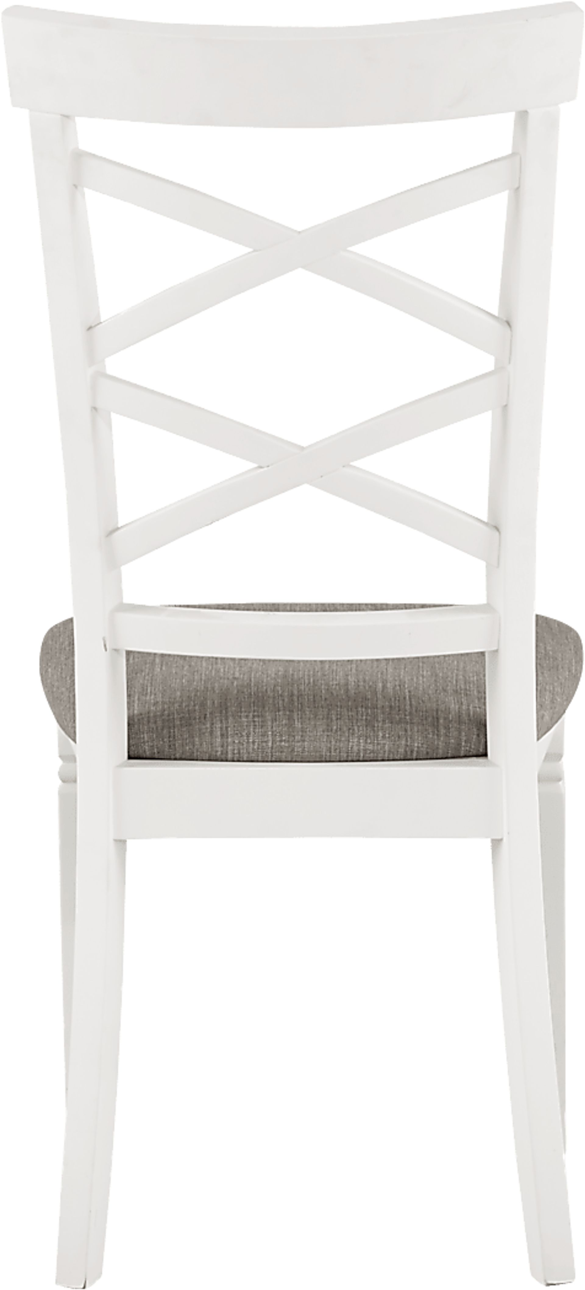 Riverdale White 5 Pc Rectangle Dining Room with X-Back Chairs - Image 6