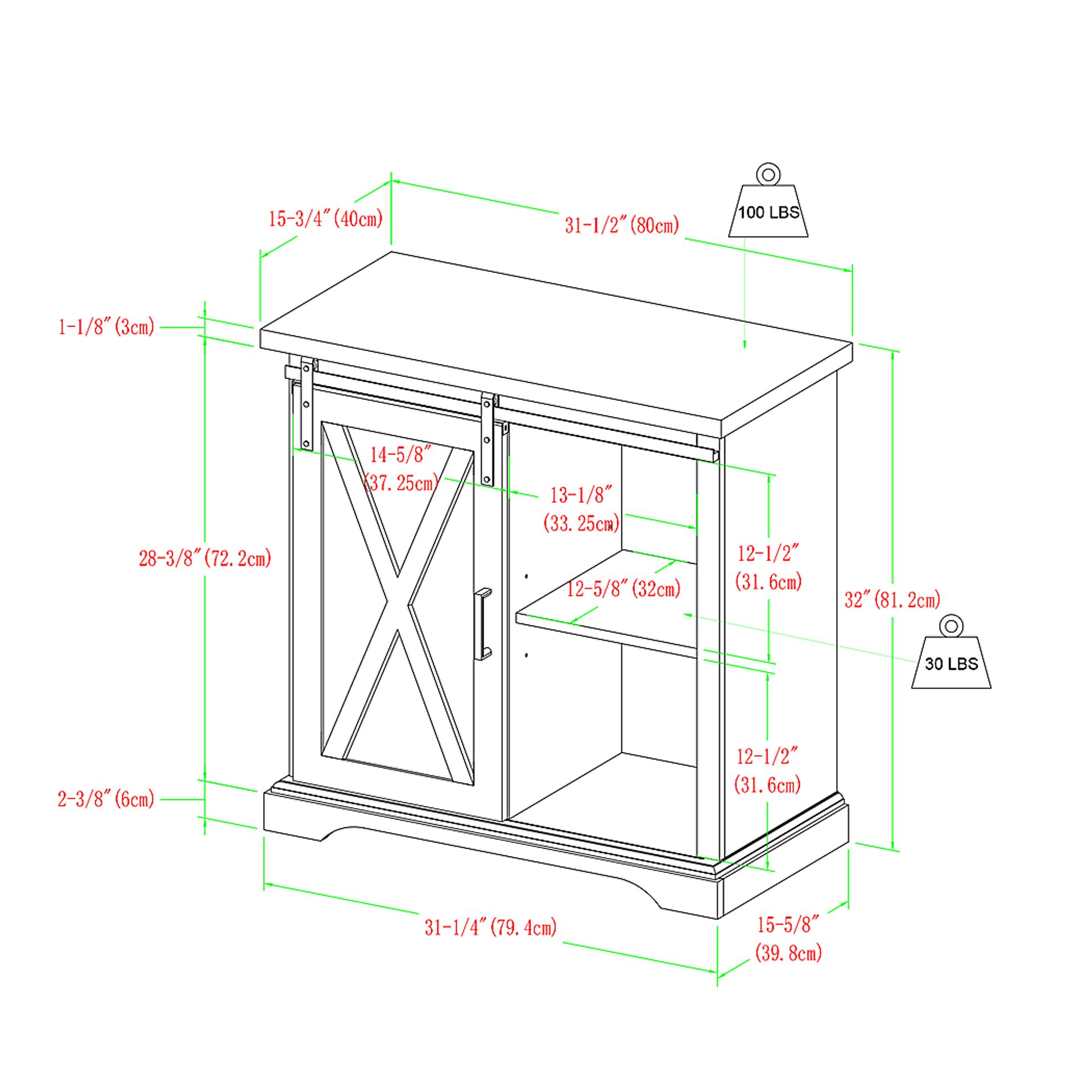 Rivergrove Oak Accent Cabinet - Image 5