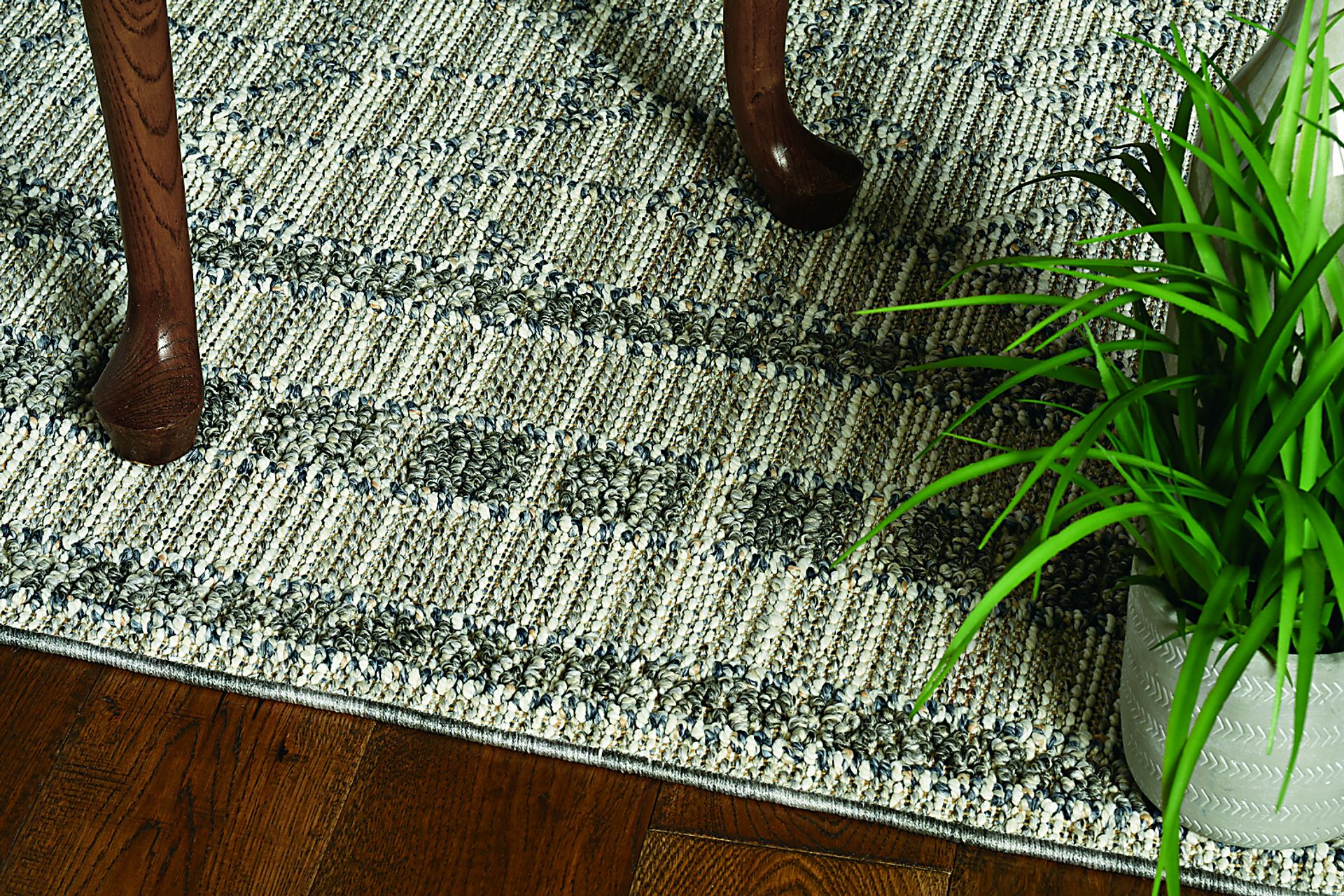 Riverhaven Gray 5' x 7'6 Indoor/Outdoor Rug - Image 2