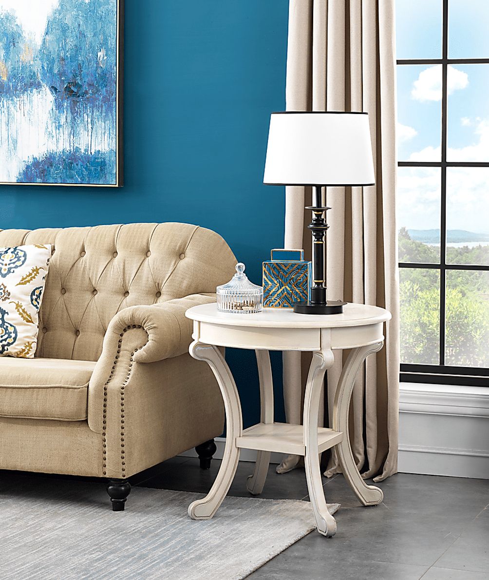 Riverine Cream Accent Table Rooms To Go